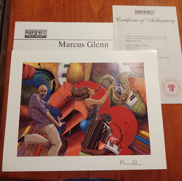 Art Print Marcus Glen All that Jazz - Picture 3 of 5